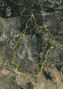 Ortofoto de la ruta